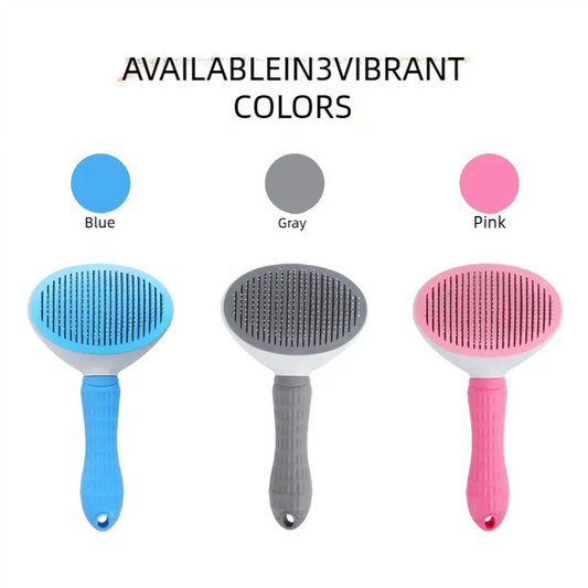 Pet Grooming Comb – Deshedding Brush for Cats & Dogs